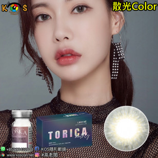 【散光】Lensme Torica Fallin Gray 토리카 펄인 그레이 (난시 교정용) 每月抛棄散光彩妝隱形眼鏡